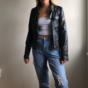 Kenneth Cole Reaction Leather Jacket